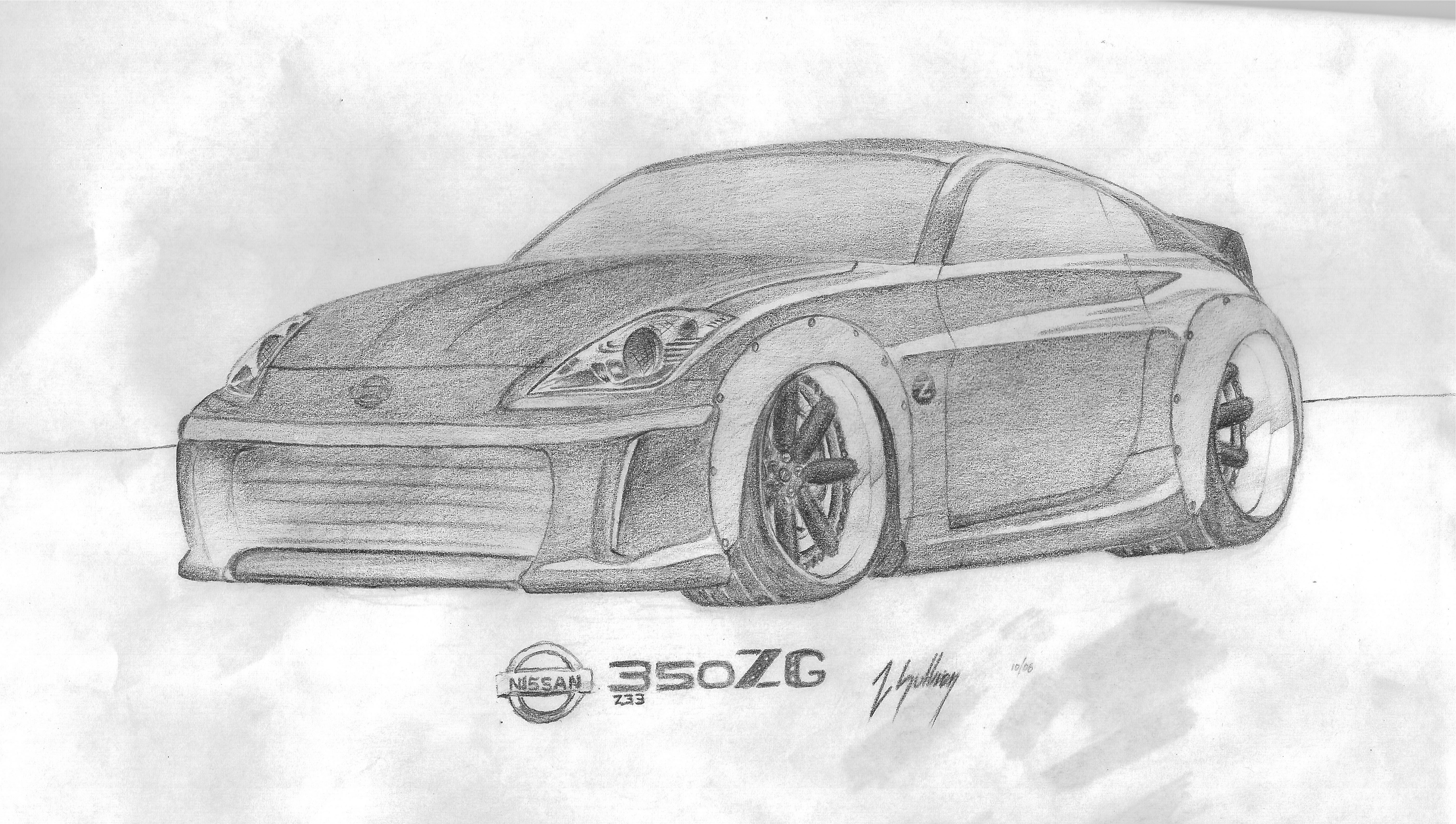 Nissan 350z sketches #5